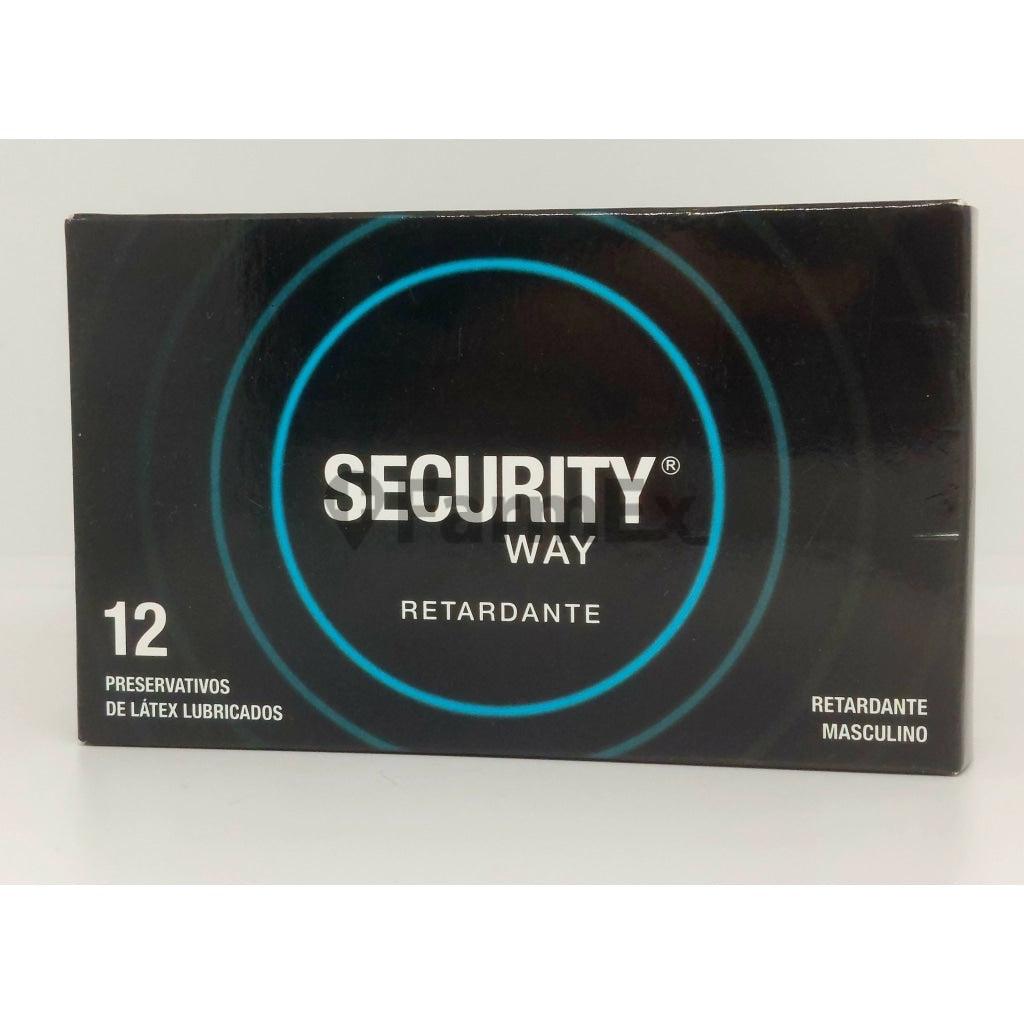 Preservativos Security way "Retardante" x 12 unidades CPR
